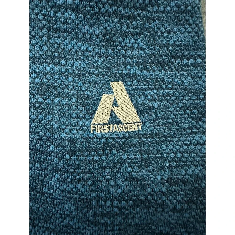 Eddie Bauer First Ascent 1/4 Zip‎ Pullover Fleece Blue Mens XL Hiking Outdoor